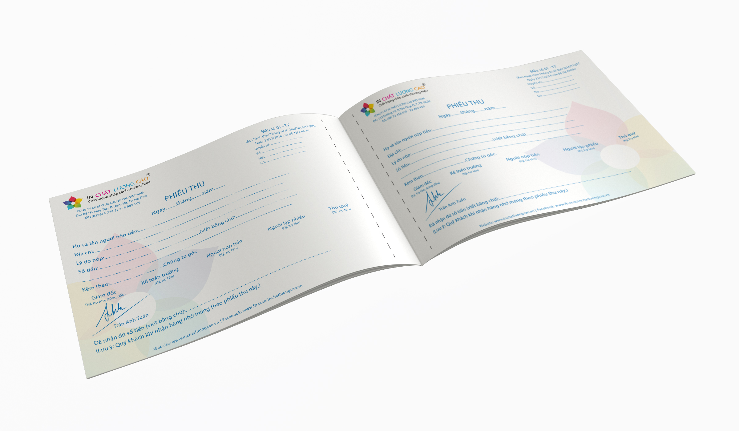 Horizontal A5 Brochure Mockup