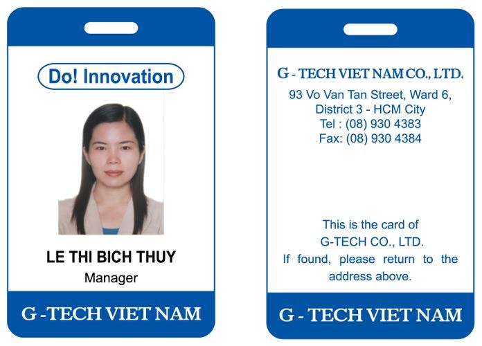 In thẻ nhân viên giá rẻ hài hòa về chất lượng