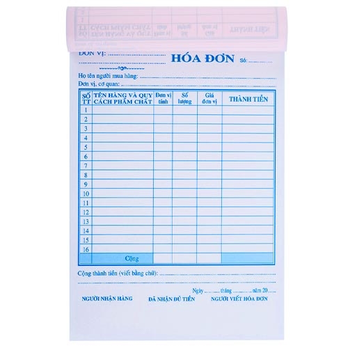 In hóa đơn bán lẻ giá rẻ tại Thuận An Dĩ An-X