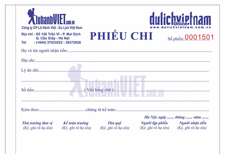 Công Ty in phiếu thu, chi giá rẻ tại Thuận An - Bình Dương ___ In Ấn Bình Phú