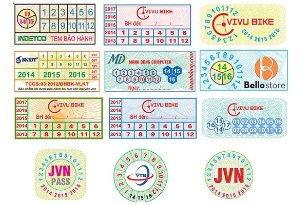 Tem dán sản phẩm - Tem ngành gỗ - Tem mã vạch - Thuận An