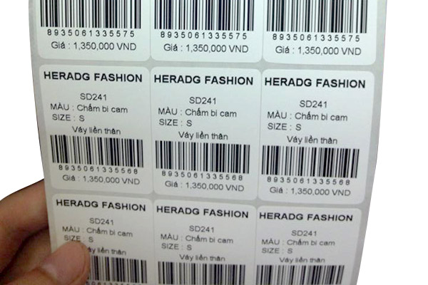 In Tem Barcode - In Ấn tem nhãn