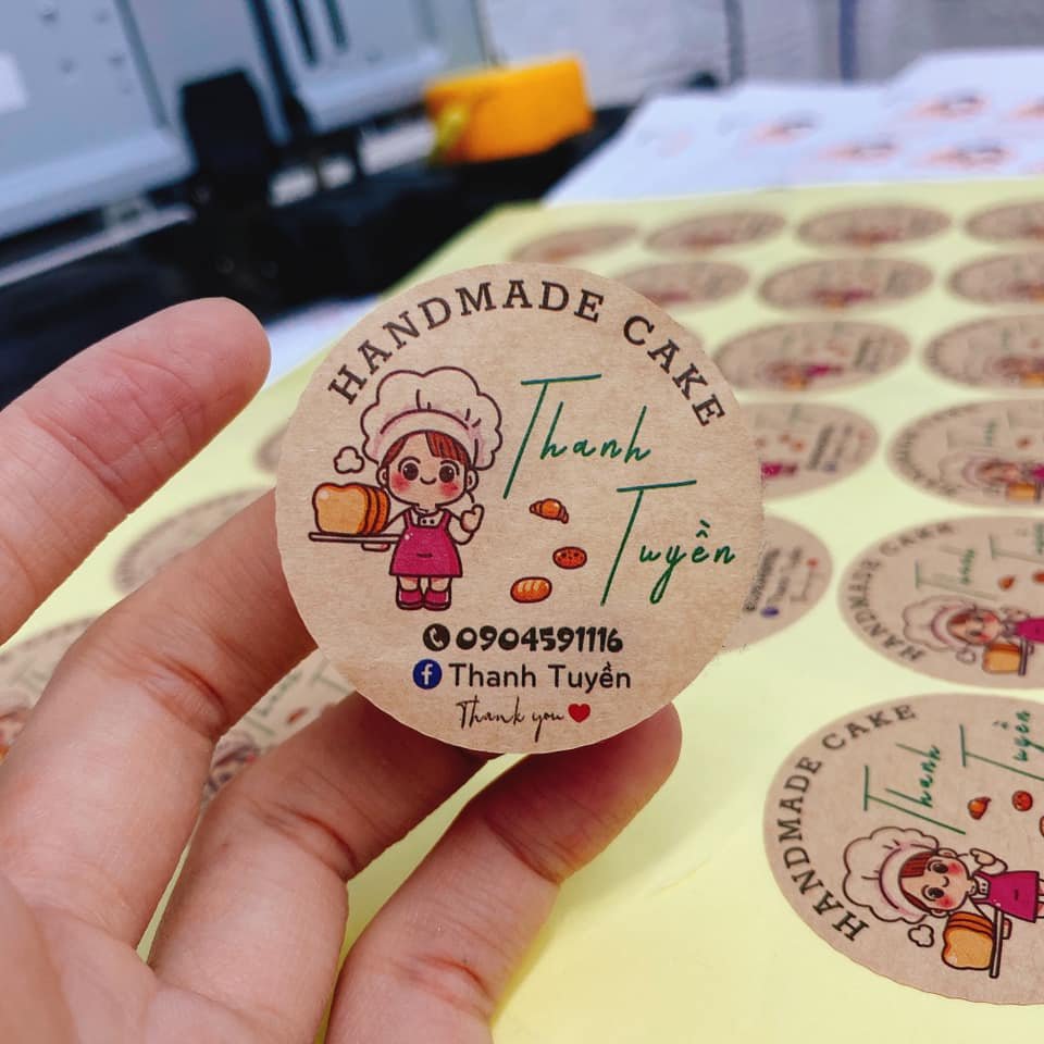 IN DECAL GIẤY KRAFT - In Decal Biên Hòa