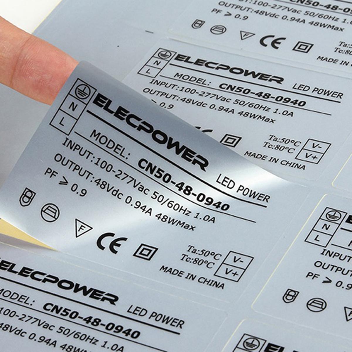 IN TEM DECAL XI BẠC CHO MÁY MÓC - XƯỞNG IN BẢO TÍN