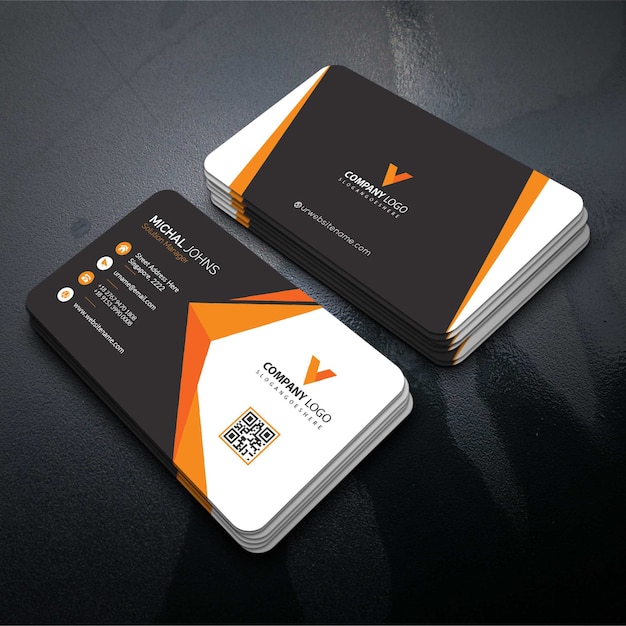 Elegant corporate card